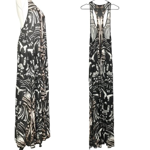 SASS & BIDE Print Maxi Dress Sleeveless s6 - Picture 3 of 4